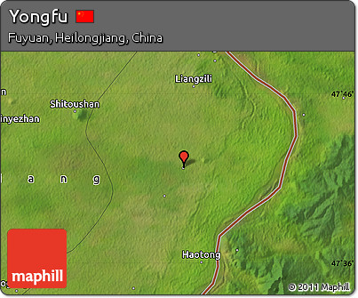 Satellite Map of Yongfu