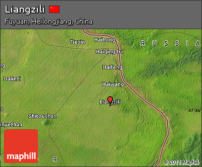 Satellite Map of Liangzili