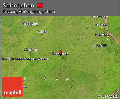 Satellite Map of Shitoushan