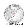Outline Map of Mutagou, rectangular outline