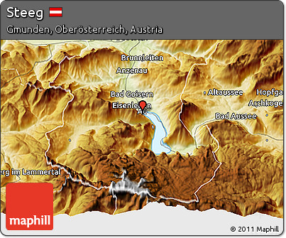 Physical 3D Map of Steeg