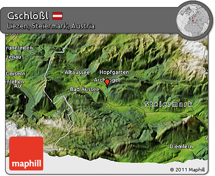 Satellite 3D Map of Gschlößl