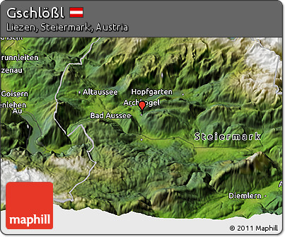 Satellite 3D Map of Gschlößl