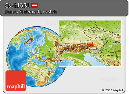 Physical Location Map of Gschlößl