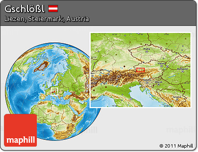 Physical Location Map of Gschlößl