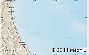 Shaded Relief Map of the area around 47° 41' 6" N, 142° 52' 30" E