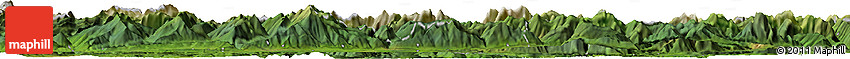Satellite Horizon Map of the Area around 47° 41' 6" N, 14° 31' 30" E