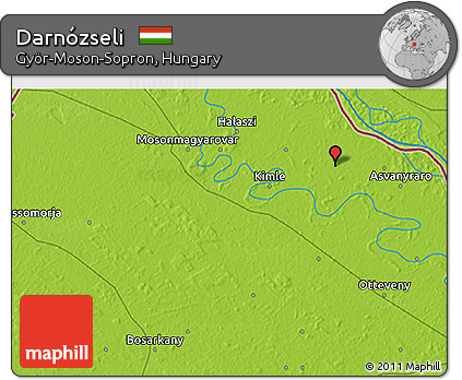 Physical 3D Map of Darnózseli