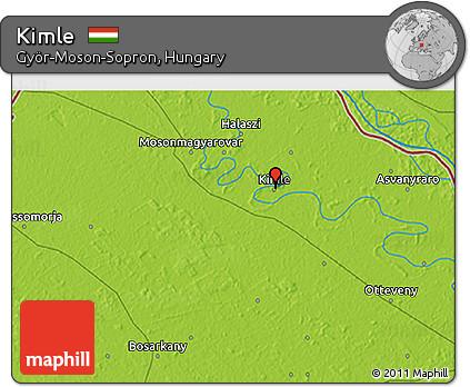 Physical 3D Map of Kimle
