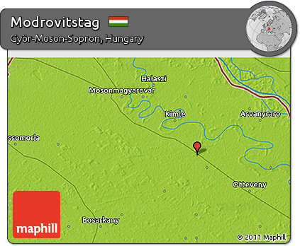 Physical 3D Map of Modrovitstag