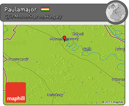 Physical 3D Map of Paulamajor