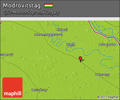 Physical 3D Map of Modrovitstag