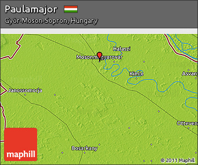 Physical 3D Map of Paulamajor