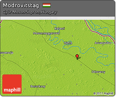 Physical 3D Map of Modrovitstag