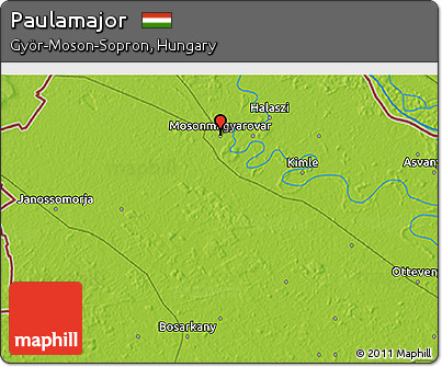 Physical 3D Map of Paulamajor