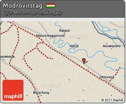 Shaded Relief 3D Map of Modrovitstag