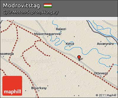 Shaded Relief 3D Map of Modrovitstag