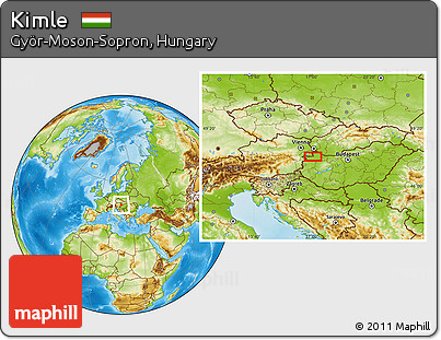 Physical Location Map of Kimle