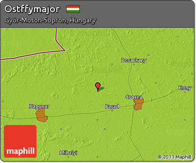 Physical Map of Ostffymajor