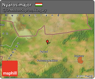 Satellite Map of Nyárosimajor