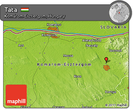 Physical 3D Map of Tata