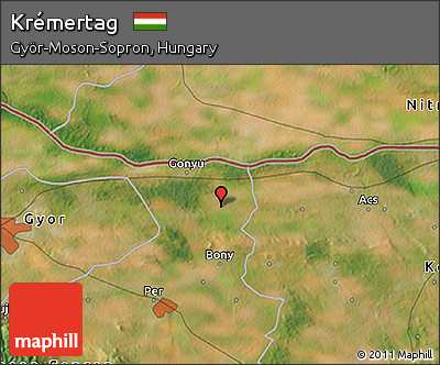 Satellite 3D Map of Krémertag