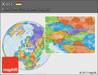 Political Location Map of Kocs