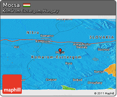 Political Panoramic Map of Mocsa