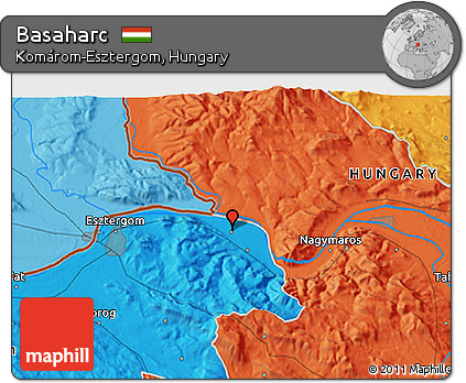 Political 3D Map of Basaharc