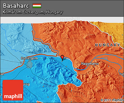 Political 3D Map of Basaharc