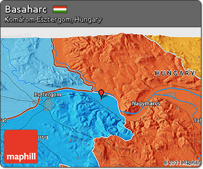 Political 3D Map of Basaharc