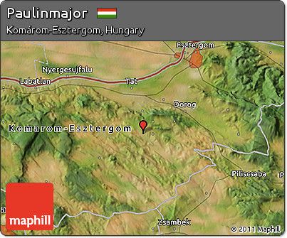 Satellite 3D Map of Paulinmajor