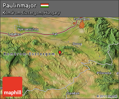 Satellite 3D Map of Paulinmajor