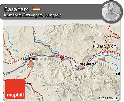 Shaded Relief 3D Map of Basaharc