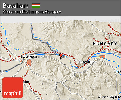 Shaded Relief 3D Map of Basaharc