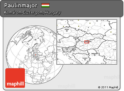 Blank Location Map of Paulinmajor
