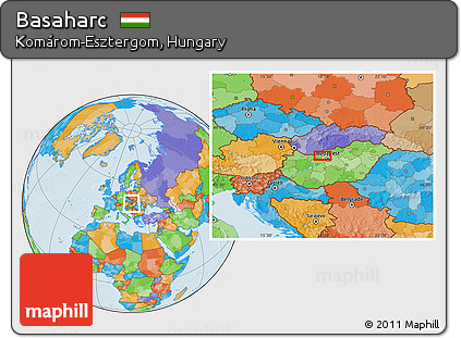 Political Location Map of Basaharc