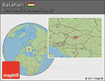 Savanna Style Location Map of Basaharc