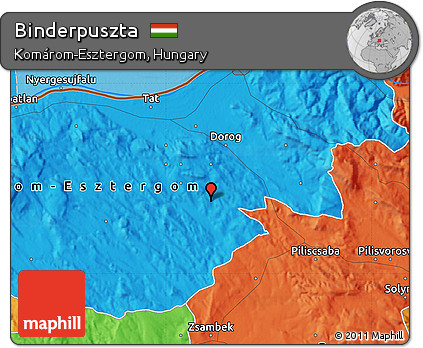 Political Map of Binderpuszta