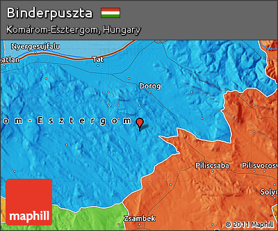 Political Map of Binderpuszta