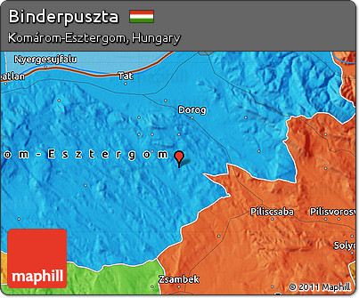 Political Map of Binderpuszta