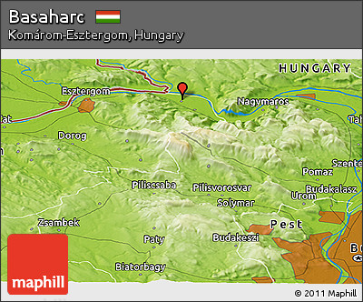Physical Panoramic Map of Basaharc