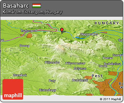 Physical Panoramic Map of Basaharc