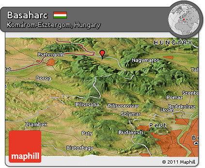 Satellite Panoramic Map of Basaharc