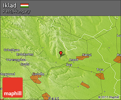 Physical 3D Map of Iklad