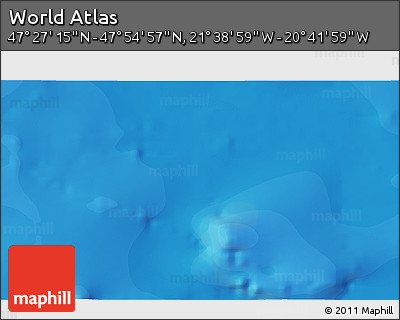 Political 3D Map of the Area around 47° 41' 6" N, 21° 10' 29" W