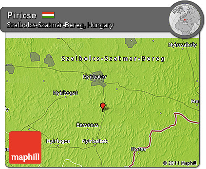 Physical 3D Map of Piricse