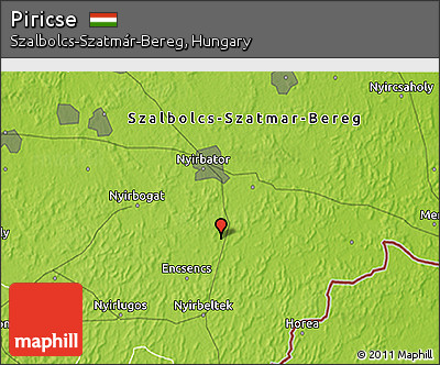 Physical 3D Map of Piricse