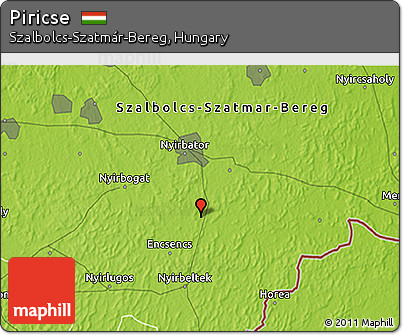 Physical 3D Map of Piricse