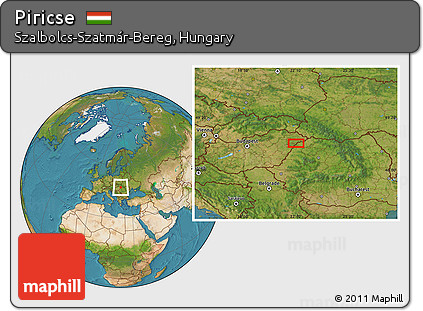 Satellite Location Map of Piricse